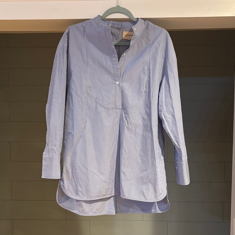 Lou Lou Studio Classic Pinstripe‎  Shirt
